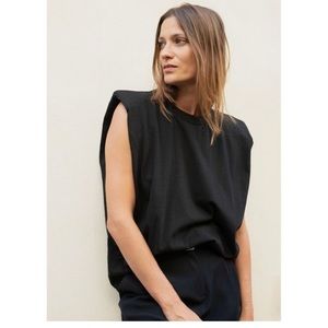 Frankie Shop | Eva padded top muscle T-shirt